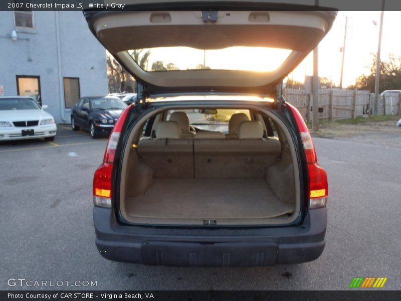 White / Gray 2007 Chevrolet Impala LS