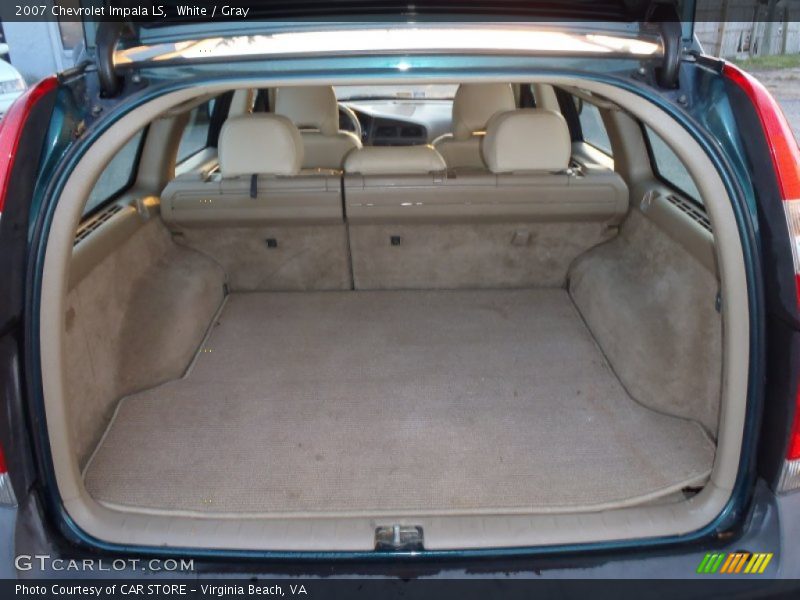 White / Gray 2007 Chevrolet Impala LS
