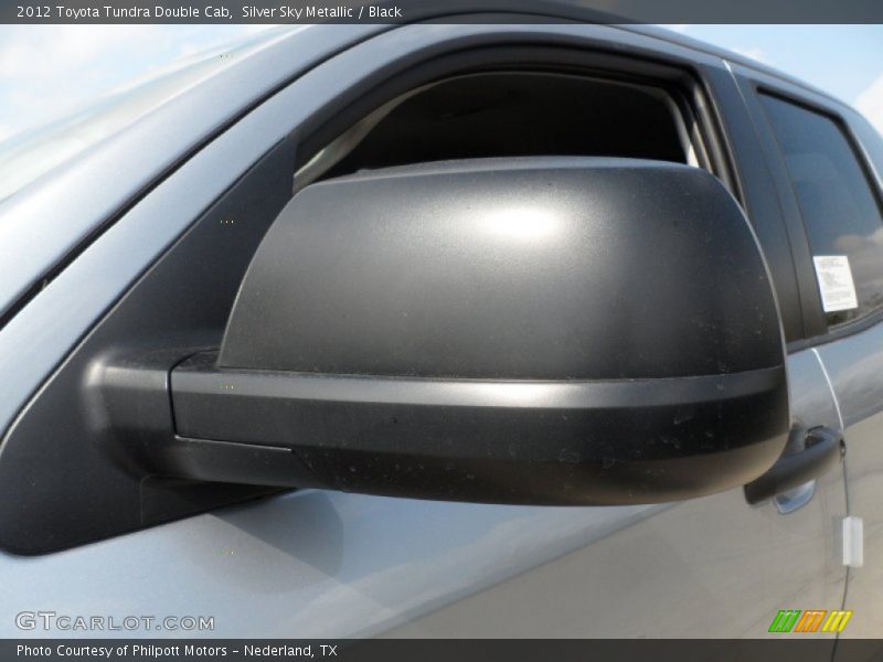 Silver Sky Metallic / Black 2012 Toyota Tundra Double Cab