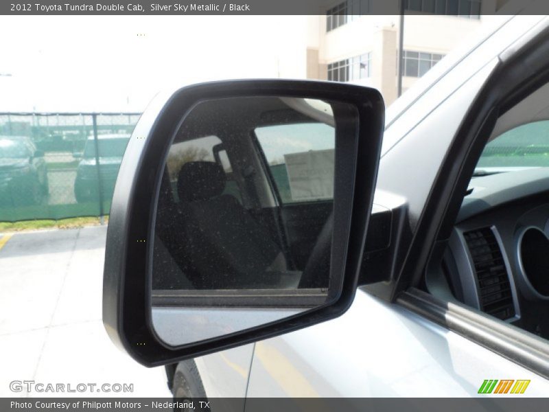Silver Sky Metallic / Black 2012 Toyota Tundra Double Cab