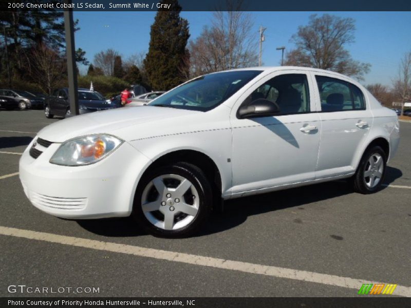 Summit White / Gray 2006 Chevrolet Cobalt LS Sedan