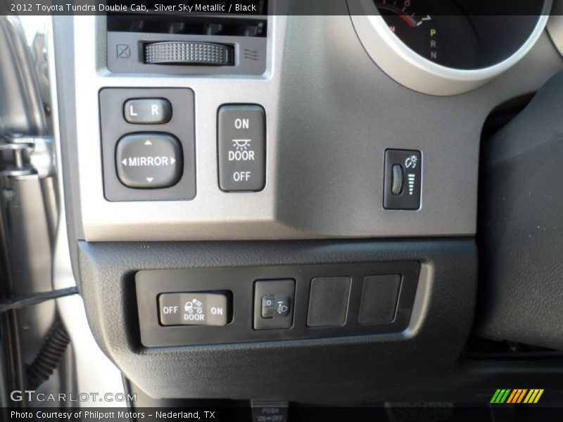 Silver Sky Metallic / Black 2012 Toyota Tundra Double Cab