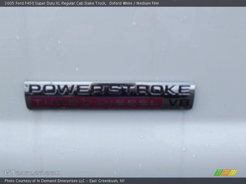 Oxford White / Medium Flint 2005 Ford F450 Super Duty XL Regular Cab Stake Truck