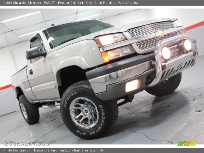 Silver Birch Metallic / Dark Charcoal 2004 Chevrolet Silverado 1500 Z71 Regular Cab 4x4