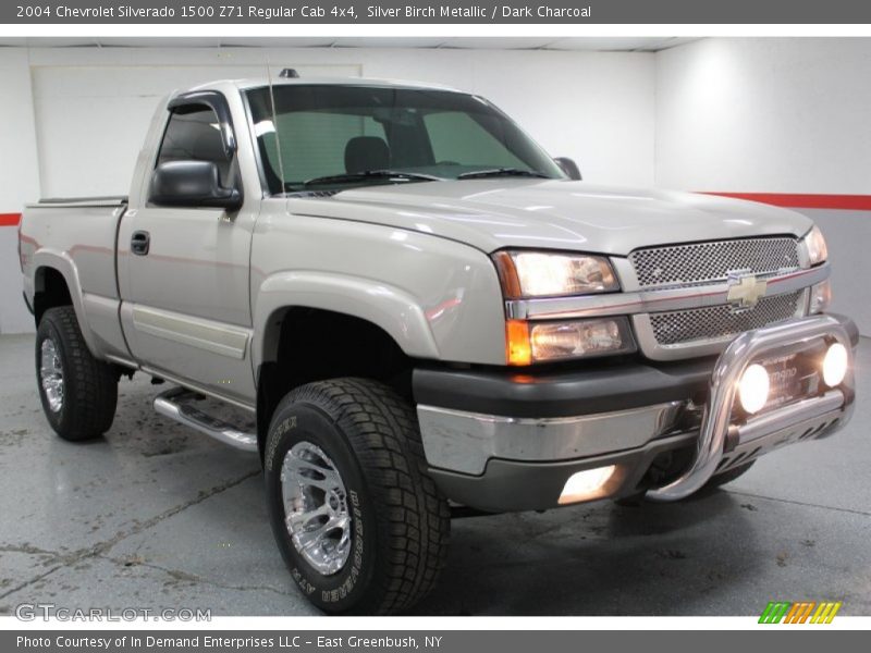 Silver Birch Metallic / Dark Charcoal 2004 Chevrolet Silverado 1500 Z71 Regular Cab 4x4