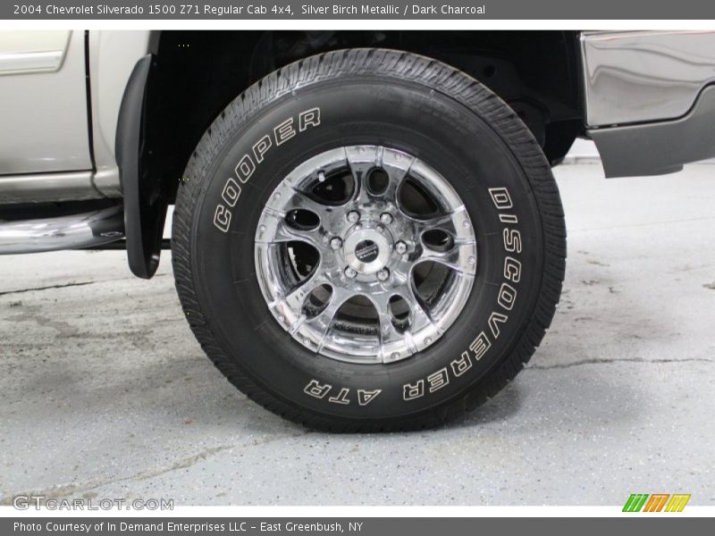 Silver Birch Metallic / Dark Charcoal 2004 Chevrolet Silverado 1500 Z71 Regular Cab 4x4