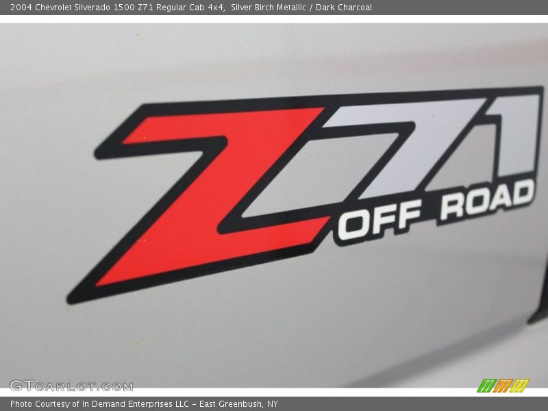 Silver Birch Metallic / Dark Charcoal 2004 Chevrolet Silverado 1500 Z71 Regular Cab 4x4