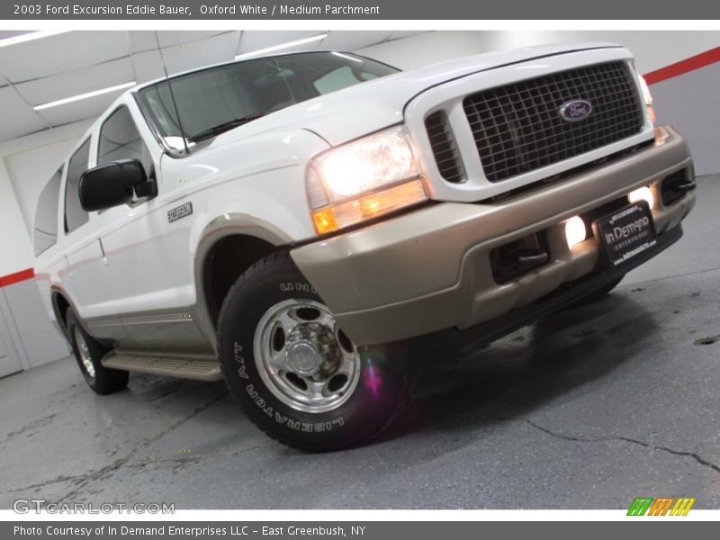 Oxford White / Medium Parchment 2003 Ford Excursion Eddie Bauer