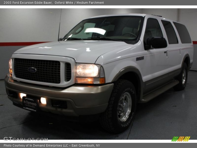 Oxford White / Medium Parchment 2003 Ford Excursion Eddie Bauer