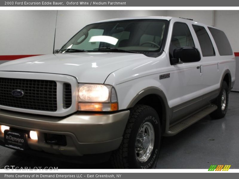 Oxford White / Medium Parchment 2003 Ford Excursion Eddie Bauer
