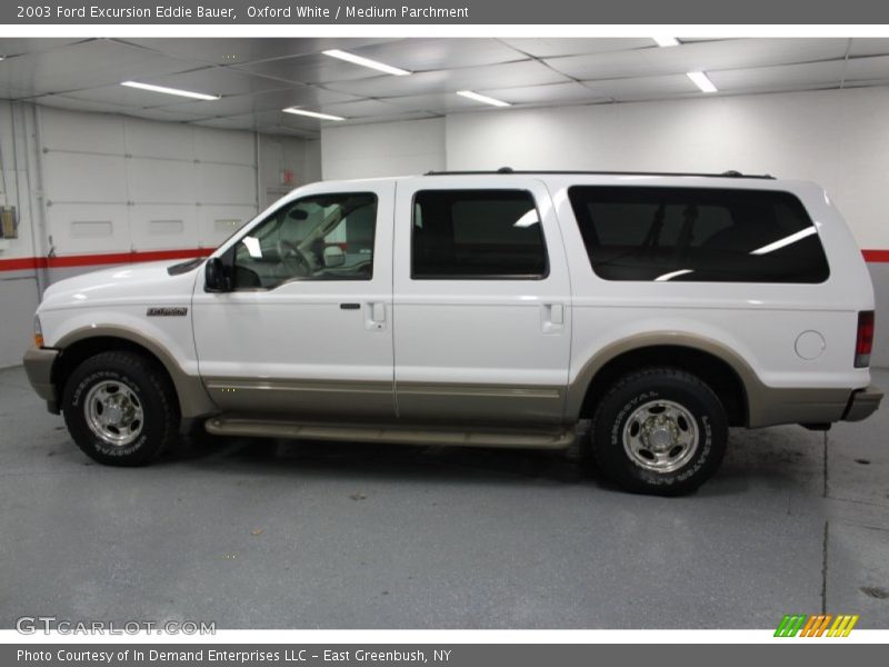 Oxford White / Medium Parchment 2003 Ford Excursion Eddie Bauer