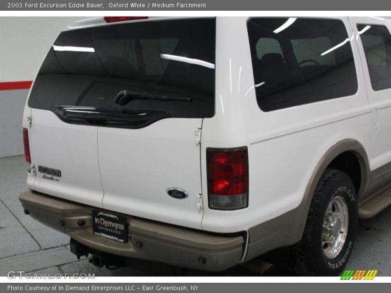 Oxford White / Medium Parchment 2003 Ford Excursion Eddie Bauer