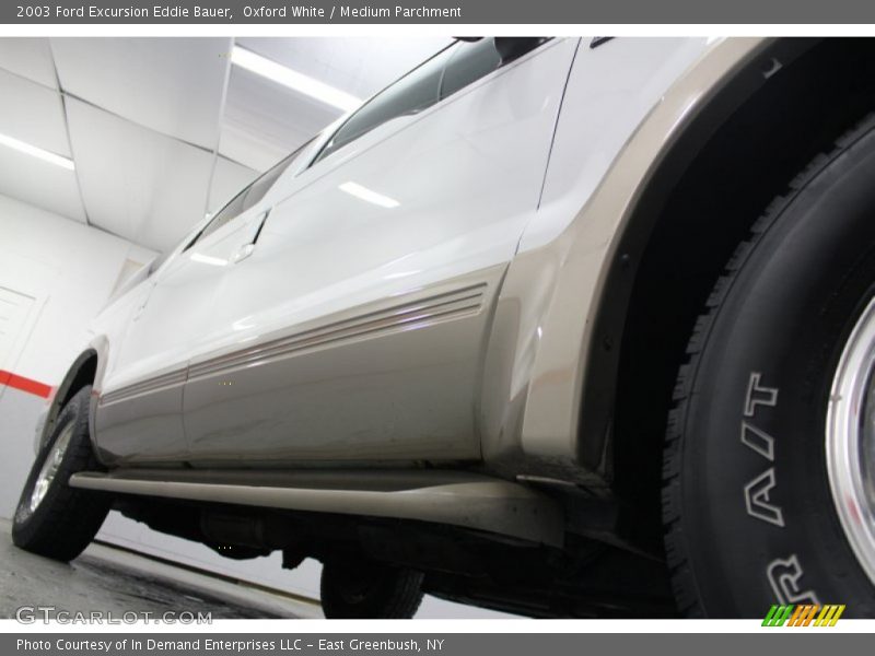 Oxford White / Medium Parchment 2003 Ford Excursion Eddie Bauer