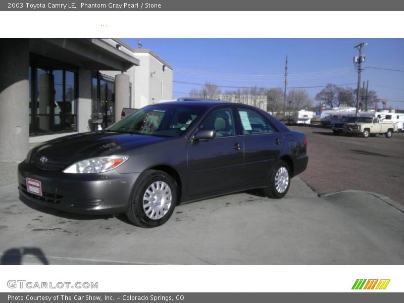 Phantom Gray Pearl / Stone 2003 Toyota Camry LE