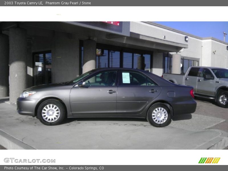 Phantom Gray Pearl / Stone 2003 Toyota Camry LE