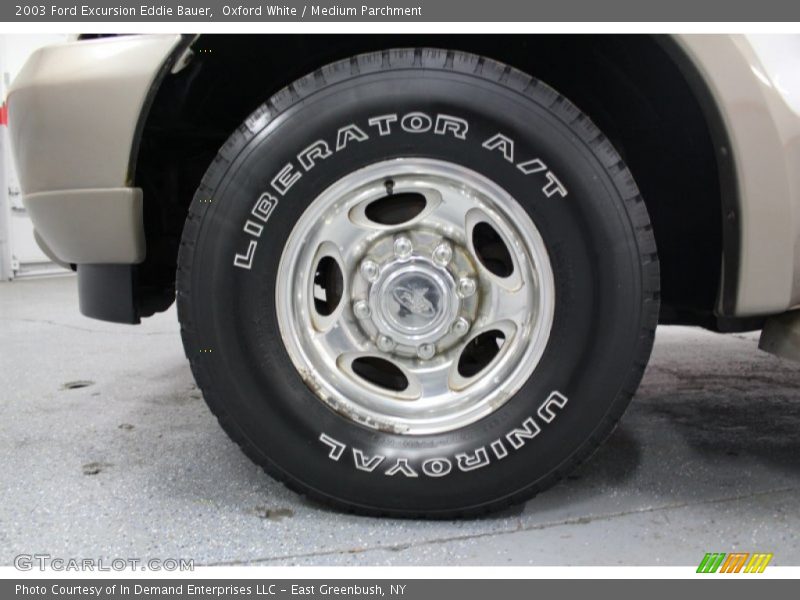 Oxford White / Medium Parchment 2003 Ford Excursion Eddie Bauer