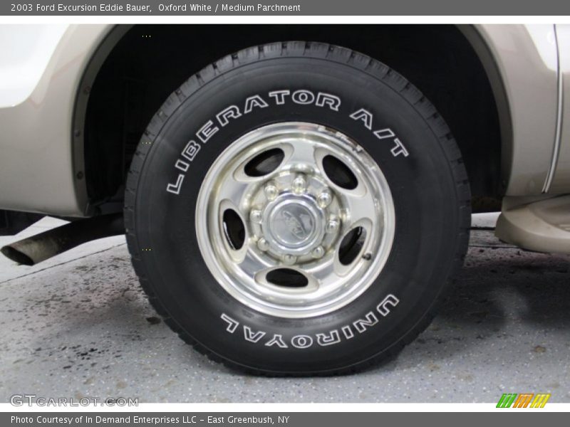 Oxford White / Medium Parchment 2003 Ford Excursion Eddie Bauer