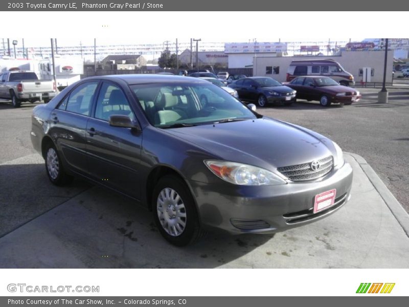Phantom Gray Pearl / Stone 2003 Toyota Camry LE