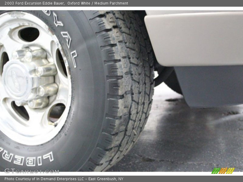 Oxford White / Medium Parchment 2003 Ford Excursion Eddie Bauer