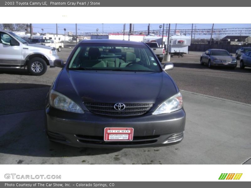 Phantom Gray Pearl / Stone 2003 Toyota Camry LE