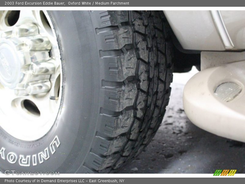 Oxford White / Medium Parchment 2003 Ford Excursion Eddie Bauer