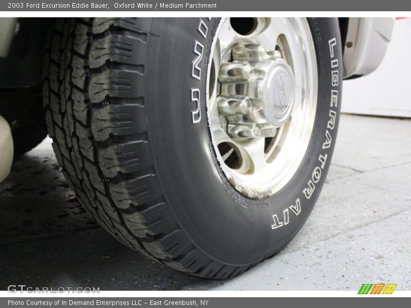 Oxford White / Medium Parchment 2003 Ford Excursion Eddie Bauer