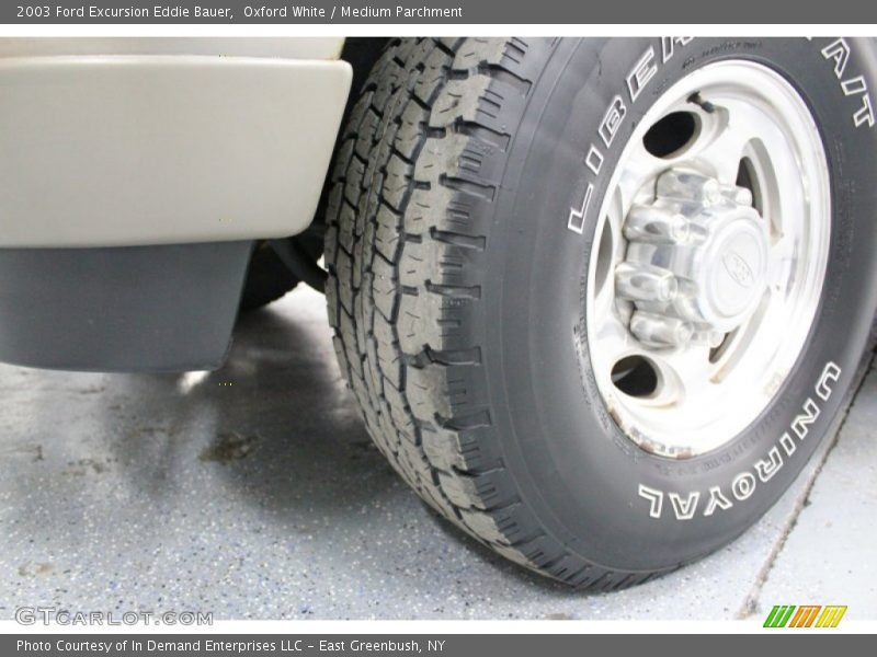 Oxford White / Medium Parchment 2003 Ford Excursion Eddie Bauer