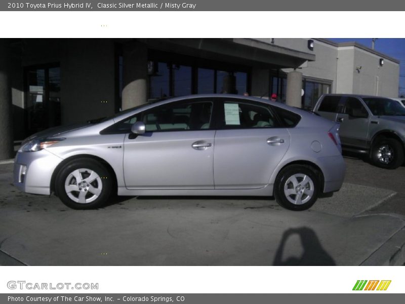 Classic Silver Metallic / Misty Gray 2010 Toyota Prius Hybrid IV