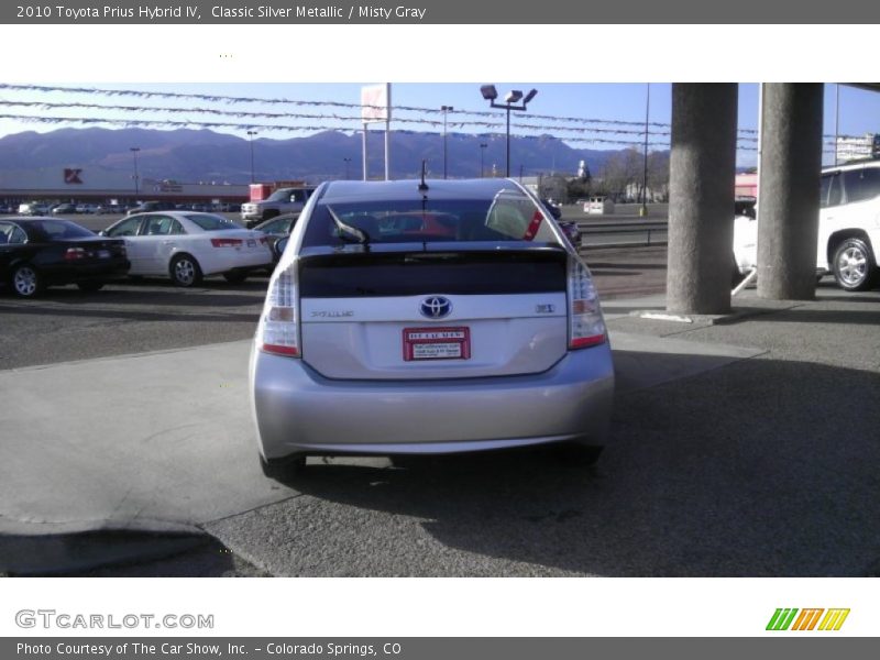 Classic Silver Metallic / Misty Gray 2010 Toyota Prius Hybrid IV