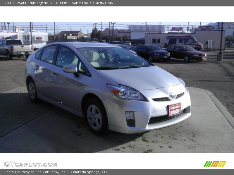 Classic Silver Metallic / Misty Gray 2010 Toyota Prius Hybrid IV