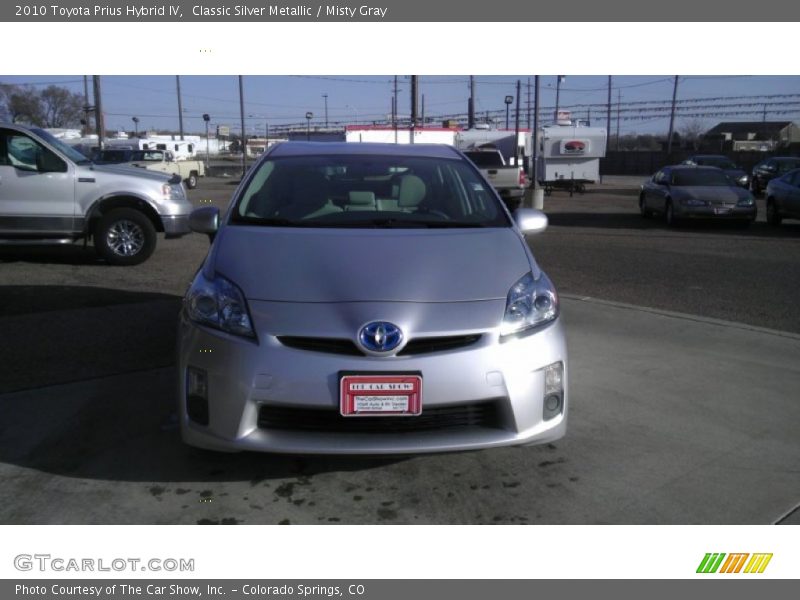 Classic Silver Metallic / Misty Gray 2010 Toyota Prius Hybrid IV