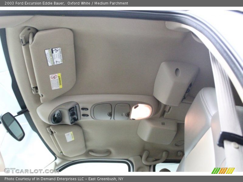 Oxford White / Medium Parchment 2003 Ford Excursion Eddie Bauer