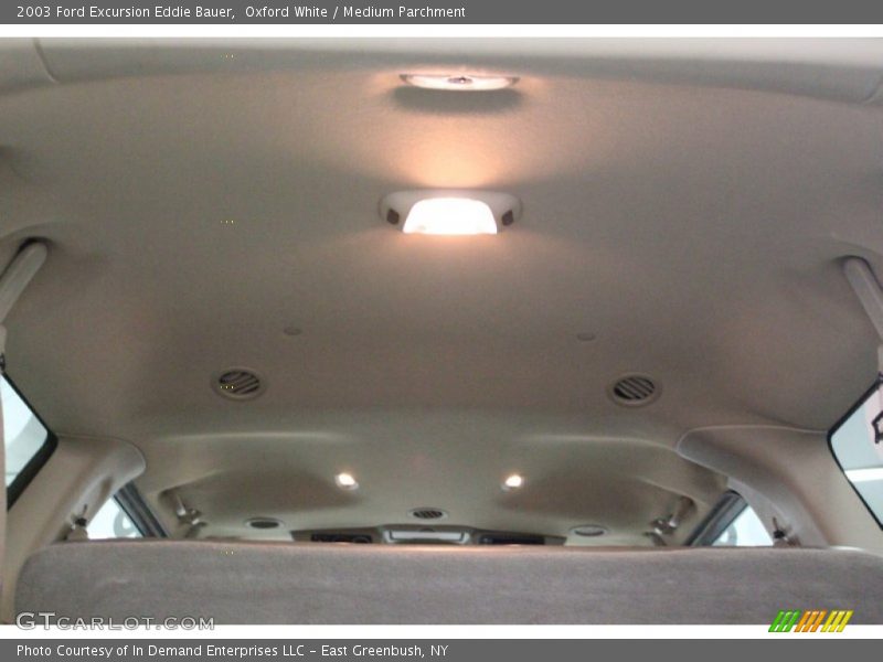 Oxford White / Medium Parchment 2003 Ford Excursion Eddie Bauer