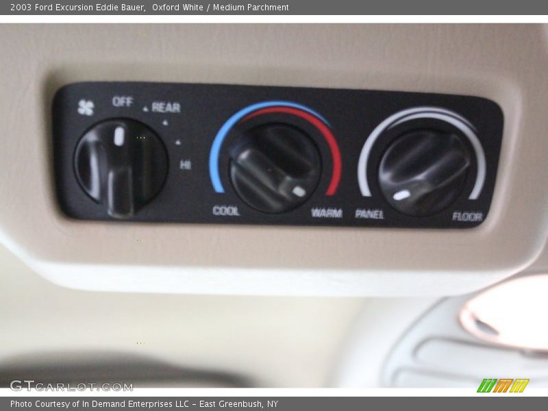 Controls of 2003 Excursion Eddie Bauer