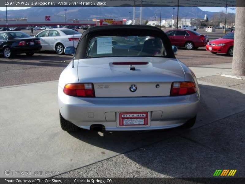 Arctic Silver Metallic / Black 1997 BMW Z3 1.9 Roadster