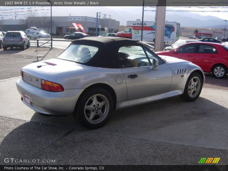 Arctic Silver Metallic / Black 1997 BMW Z3 1.9 Roadster