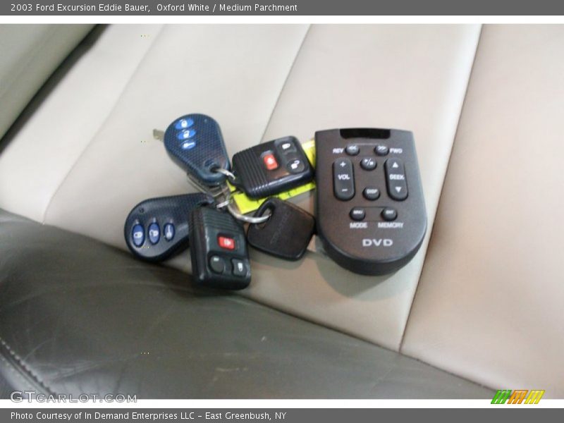 Keys of 2003 Excursion Eddie Bauer