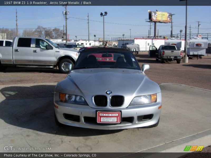 Arctic Silver Metallic / Black 1997 BMW Z3 1.9 Roadster