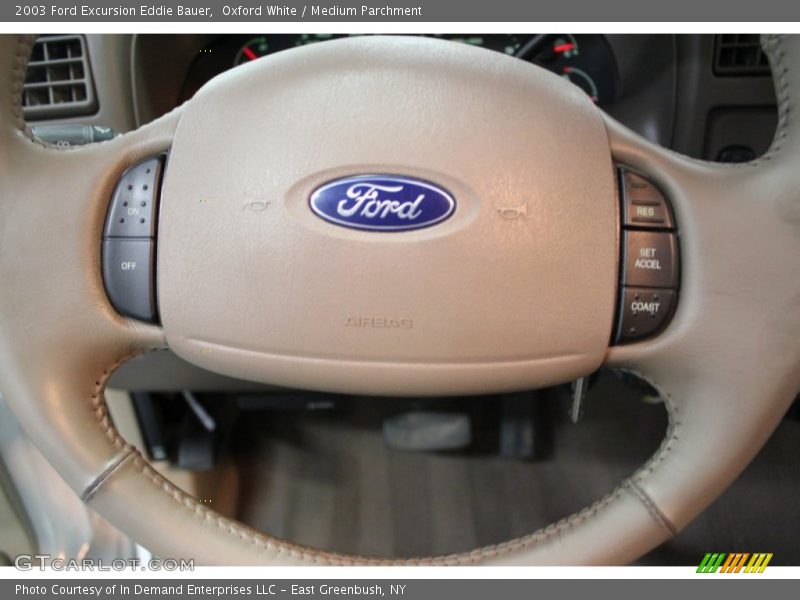 Oxford White / Medium Parchment 2003 Ford Excursion Eddie Bauer