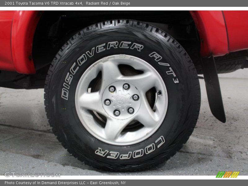 Radiant Red / Oak Beige 2001 Toyota Tacoma V6 TRD Xtracab 4x4
