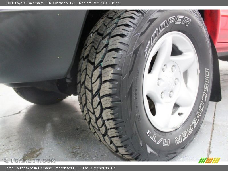 Radiant Red / Oak Beige 2001 Toyota Tacoma V6 TRD Xtracab 4x4