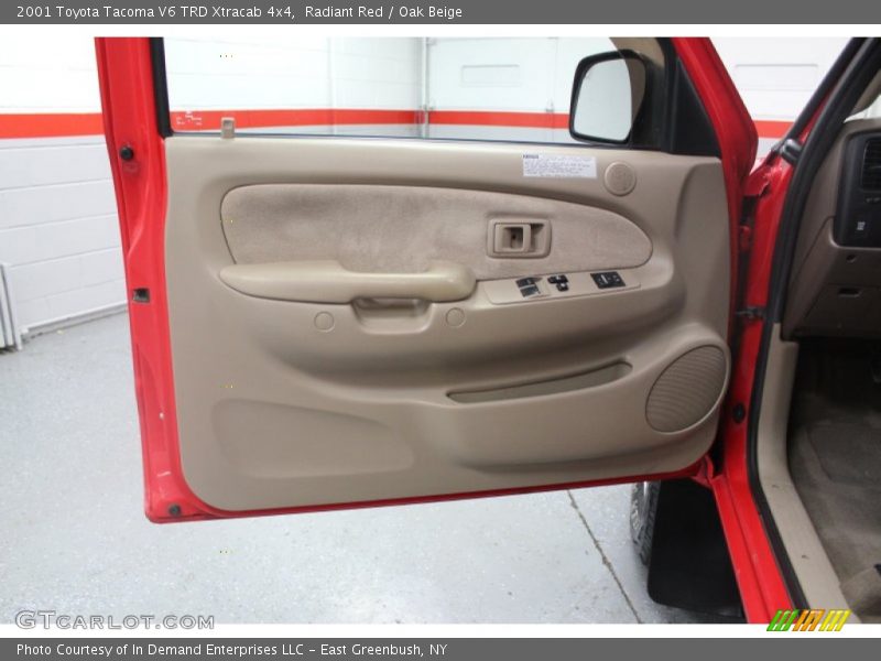 Radiant Red / Oak Beige 2001 Toyota Tacoma V6 TRD Xtracab 4x4