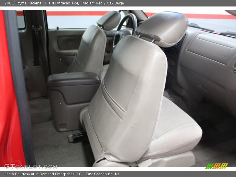 Radiant Red / Oak Beige 2001 Toyota Tacoma V6 TRD Xtracab 4x4