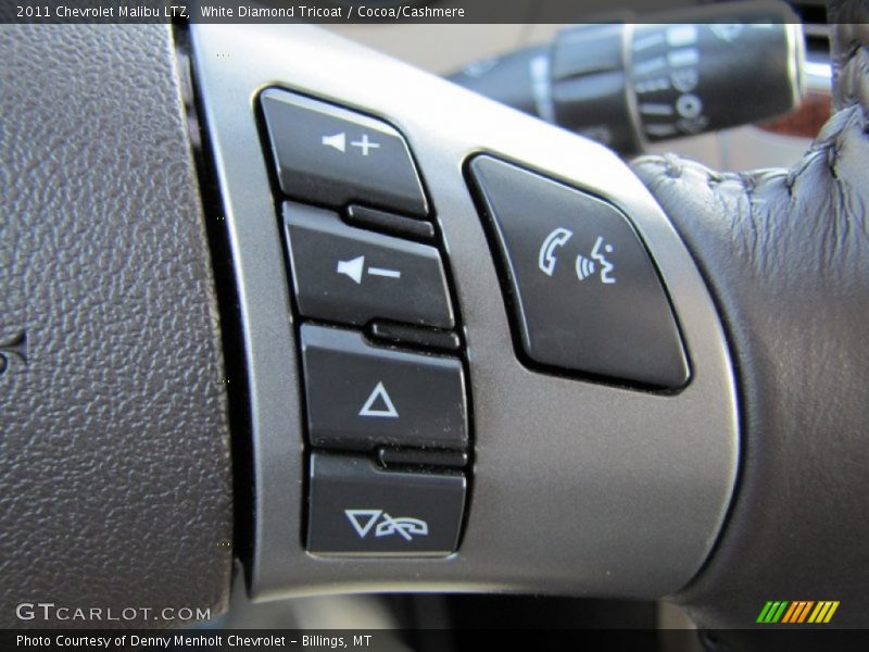 White Diamond Tricoat / Cocoa/Cashmere 2011 Chevrolet Malibu LTZ