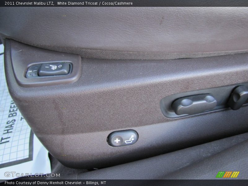 White Diamond Tricoat / Cocoa/Cashmere 2011 Chevrolet Malibu LTZ