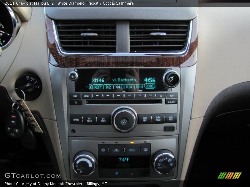 White Diamond Tricoat / Cocoa/Cashmere 2011 Chevrolet Malibu LTZ