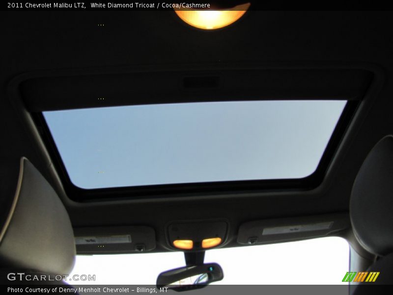 White Diamond Tricoat / Cocoa/Cashmere 2011 Chevrolet Malibu LTZ