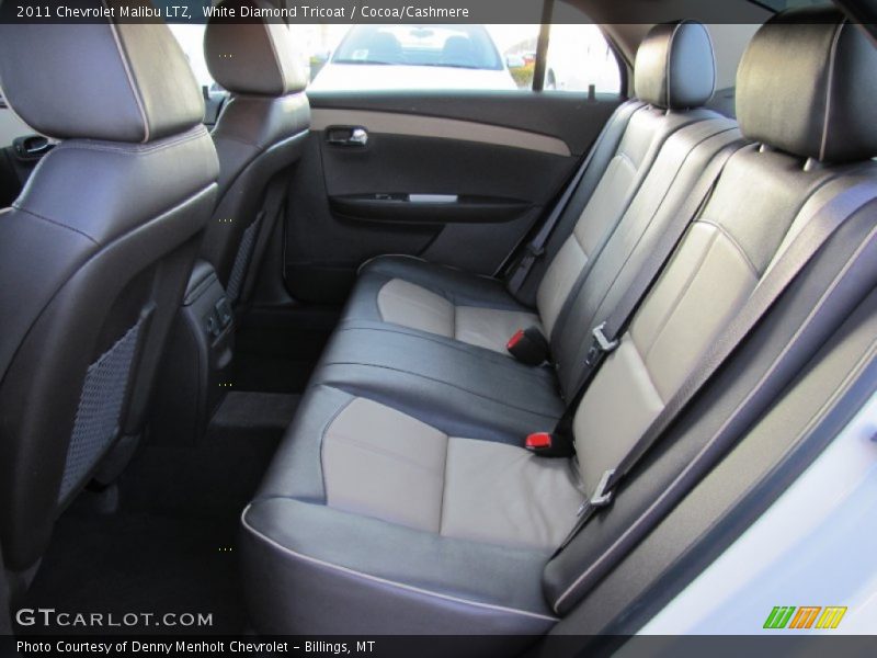 White Diamond Tricoat / Cocoa/Cashmere 2011 Chevrolet Malibu LTZ