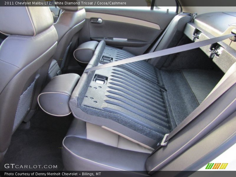 White Diamond Tricoat / Cocoa/Cashmere 2011 Chevrolet Malibu LTZ