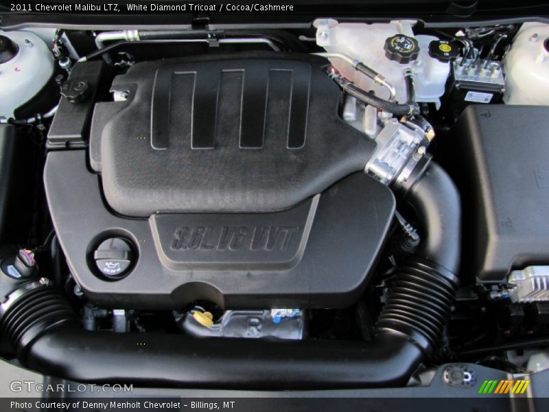 White Diamond Tricoat / Cocoa/Cashmere 2011 Chevrolet Malibu LTZ